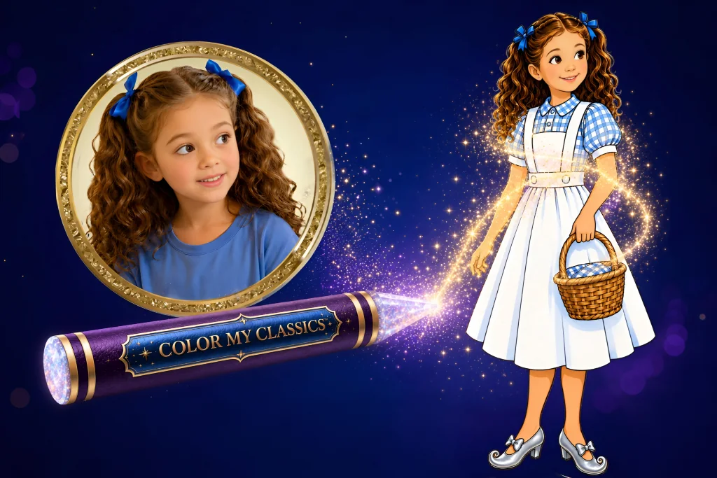 Step 03: We Create the Magic — making a personalized coloring book