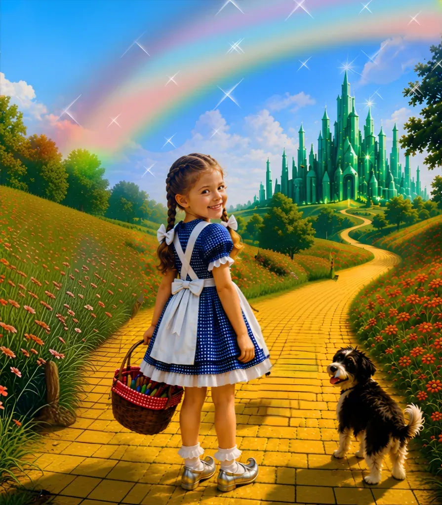 The Colorful Land of Oz scene